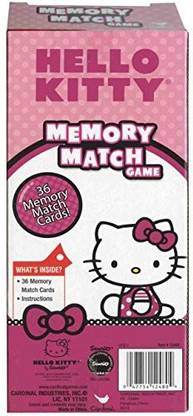 Sanrio 1 X Hello Kitty Memory Match Party & Fun Board Game