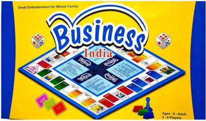 Wishkart Business India Board Game For Kids 2-6 Players Money & Assets Board Game