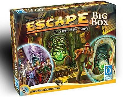 Queen Games Escape The Curse Of The Temple Big Box Strategy & War Board Game