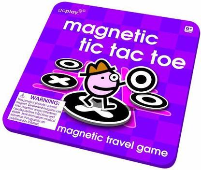 Toysmith Goplay Magnetic Tic Tac Toe Educational Board Games