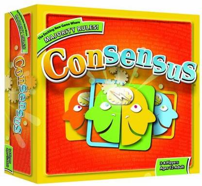 Mindlogic Consensus (The Exciting New Where Majority Rules) Party & Fun Board Game