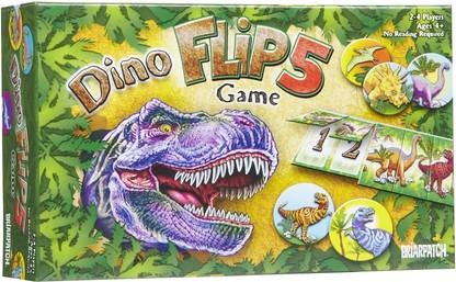 Briar Patch Dinosaur Flip Five Money & Assets Board Game
