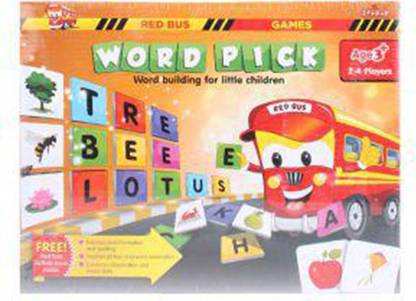 ZEPHYR Red Bus Word Pick Strategy & War Board Game