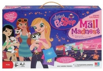 Hasbro Mall Madness Littlest Pet Shop Party & Fun Board Game