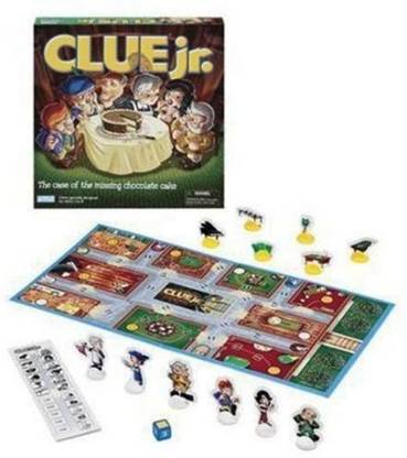 Hasbro Clue Jr The Case Of The Missing Cake Party & Fun Board Game
