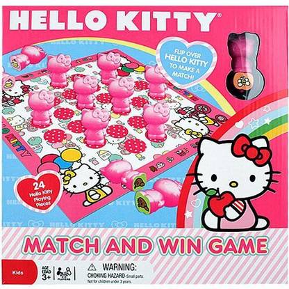 Sanrio Hello Kitty Match And Win 24 Pieces Money & Assets Board Game