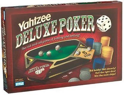 Parker Brothers Yahtzee Deluxe Poker Money & Assets Board Game