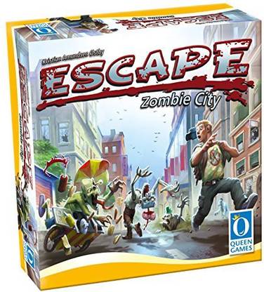 Queen Games Escape Zombie City Strategy & War Board Game