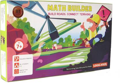 LogicRoots Educational Game MATH BUILDER Maths Strategy Board Game Thinking Gift