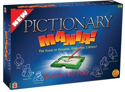 mattel GAMES Pictionary Mania Educational Board Games