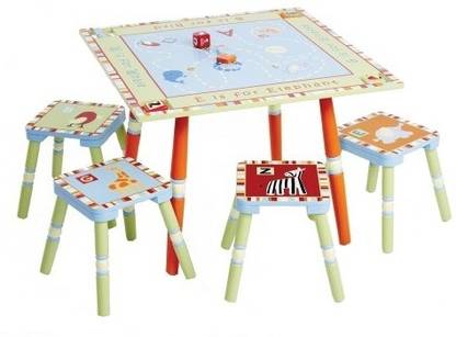Levels of Discovery Alphabet Soup Table and Stool Set Educational Board Games