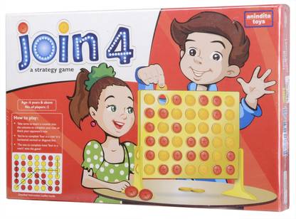 Anindita Toys Join 4 A Strategy Game Party & Fun Board Game