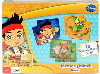Jake & The Neverland Pirates Jake And The Neverland Pirates Memory Match Party & Fun Board Game