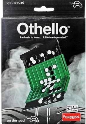 FUNSKOOL TR.OTHELLO, A Minute to Learn and a Lifetime to Master- Travel Version Strategy & War Board Game