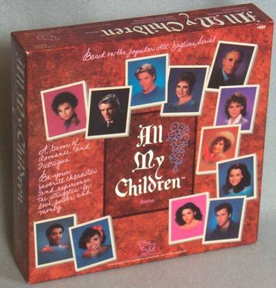 TSR Hobbies All My Children Based On The Popular Abc Daytime Serial Money & Assets Board Game