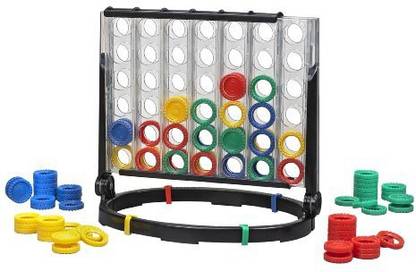 Milton Bradley Connect 4 X 4 Party & Fun Board Game