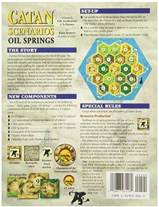 Mayfair Games Catan Scenarios Oil Springs Educational Board Games