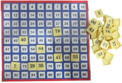 DCS Kids House Board Game with 48 Reusable Cards & Tile Fixable Board Game Board Game Accessories