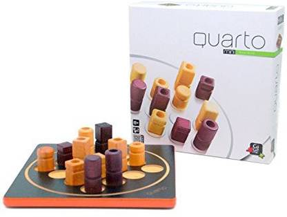 Gigamic Quarto Mini (Travel Version) Strategy & War Board Game
