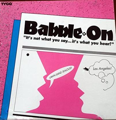 Tyco Babble On Party & Fun Board Game