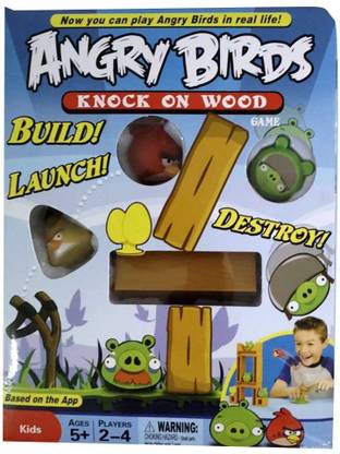 TOYSZONE Angry Birds Knock on Wood Strategy & War Board Game