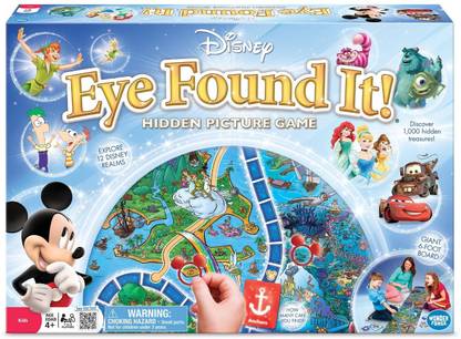 DISNEY Eye Found It Hidden Picture Educational Board Games