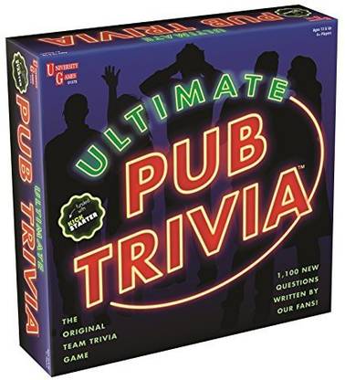 University Games Ultimate Pub Trivia Strategy & War Board Game