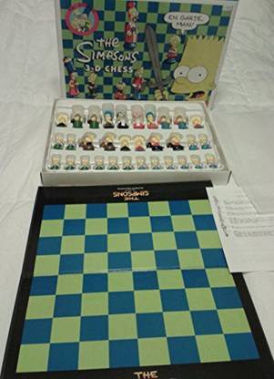 The Simpsons Simpsons 3D Chess Set