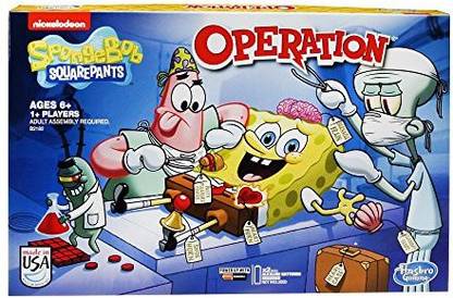 Hasbro spongebob squarepants operation Party & Fun Board Game