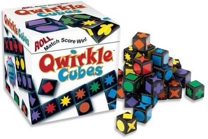 Mindware Qwirkle Cubes Strategy & War Board Game
