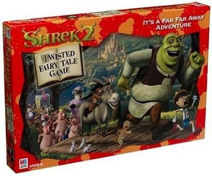 Hasbro Shrek 2 Twisted Fairy Tale Party & Fun Board Game