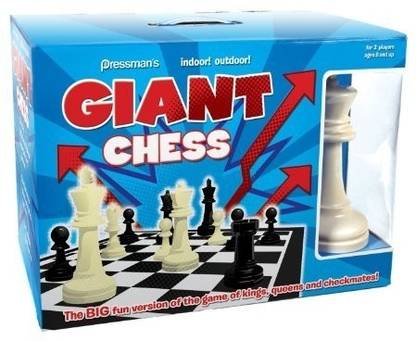 Pressman Giant Garden Chess Set Strategy & War Board Game
