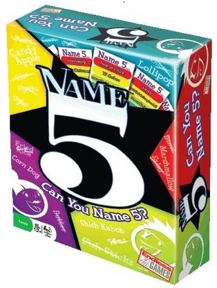 Endless Games Name 5 Game Party & Fun Board Game