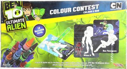 STICKER BAZAAR Offically Licensed- Board Game Of Ben 10 Ultimate Colour Set Board Game Accessories