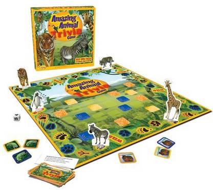 I Play Iplay Amazing Animal Trivia Party & Fun Board Game