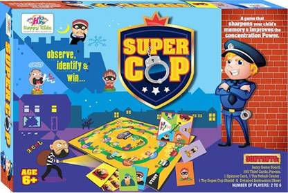 Happy Kidz Super Cop Strategy & War Board Game