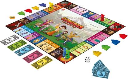 MadRat Games Chhota Bheem Conquer - The Throne of Bali Money & Assets Board Game