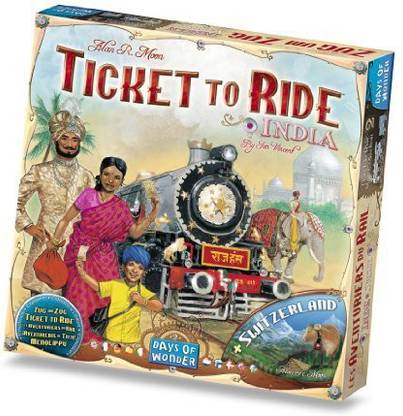Days Of Wonder Ticket To Ride India Map Collection Volume 2 Party & Fun Board Game