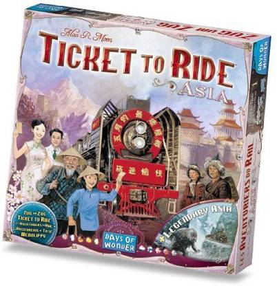 Days Of Wonder Ticket To Ride Asia Map Collection Volume 1 Party & Fun Board Game