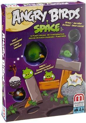 MATTEL Angry Birds Space Planet Block Strategy & War Board Game