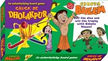 CHHOTA BHEEM Chuck De Dholakpur Multi Color Party & Fun Board Game