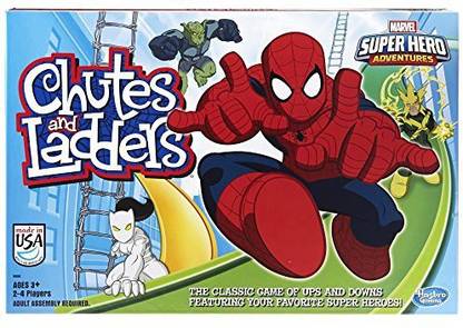 Hasbro Marvel Spider-Man Web Warriors Chutes And Ladders Game Board Game Accessories