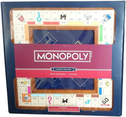 Monopoly Luxury Edition Adult Collectible Money & Assets Board Game
