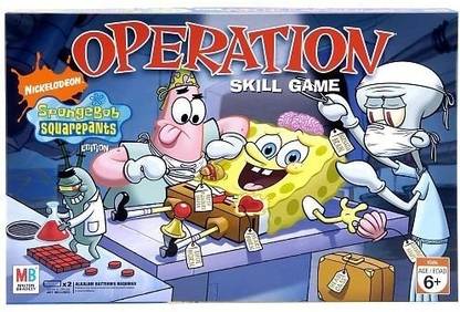 Hasbro Operation Spongebob Edition Educational Board Games
