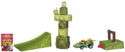 Angry Birds Go! Jenga Tower Knockdown Game Party & Fun Board Game