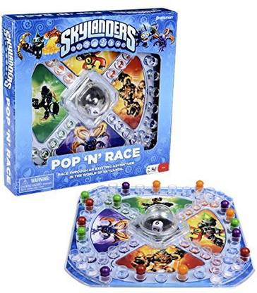 Pressman Toy Skylanders Pop N Race Party & Fun Board Game