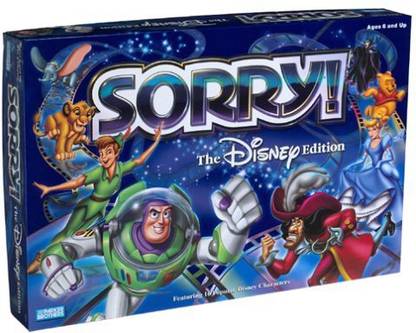 Hasbro Sorry Disney Party & Fun Board Game
