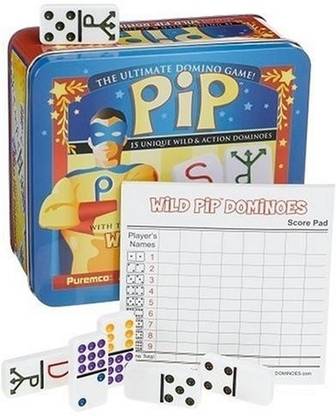 Puremco Pip-D9 Set Plus Wild and Directional Tiles Strategy & War Board Game