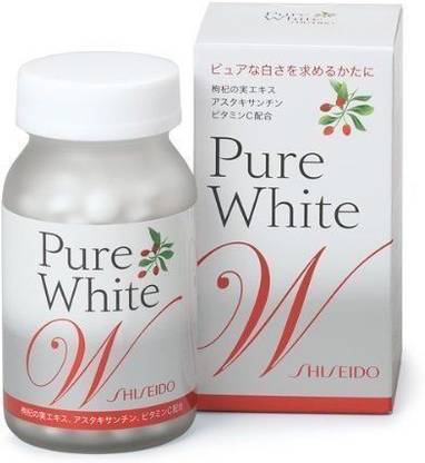 PURE WHITE Shiseido Pure White Skin Whitening Capsules - 1 Bottle - 1 Month Supply