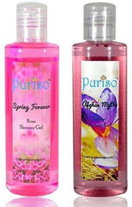 Puriso Handcrafted Soaps Puriso Shower Gel Combo Pack - Set of 2 (200ml each)